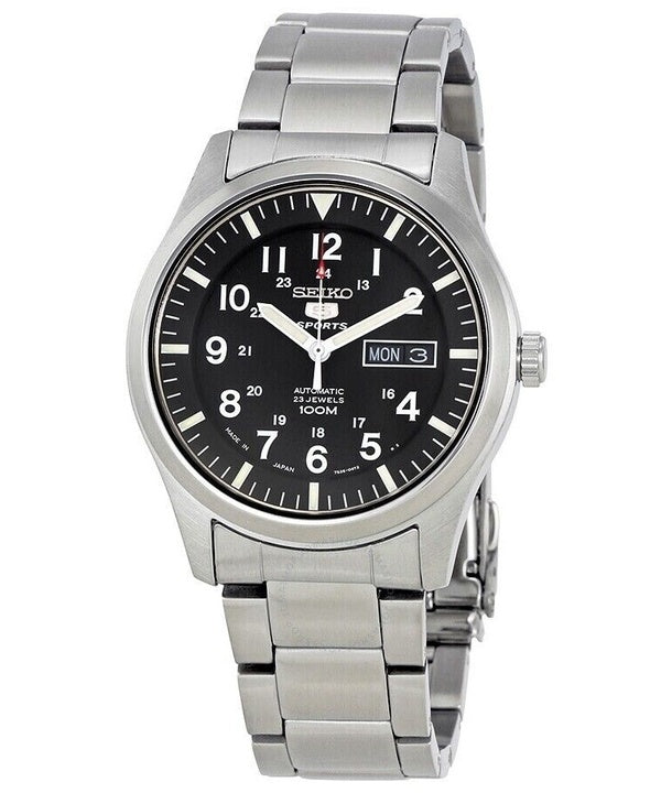 Renoveret Seiko 5 Sports SNZG13 SNZG13J1 SNZG13J automatisk analogt herreur
