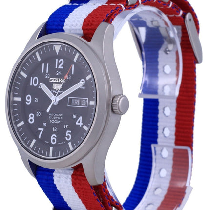 Seiko 5 Sports Automatic Polyester SNZG15K1-var-NATO25 100M Herreur