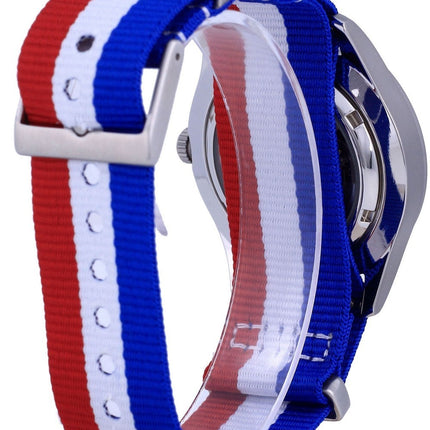 Seiko 5 Sports Automatic Polyester SNZG15K1-var-NATO25 100M Herreur