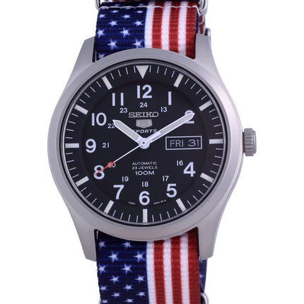 Seiko 5 Sports Automatic Polyester SNZG15K1-var-NATO27 100M Herreur