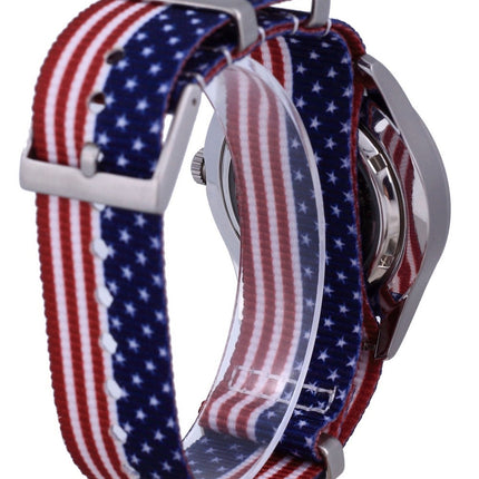 Seiko 5 Sports Automatic Polyester SNZG15K1-var-NATO27 100M Herreur