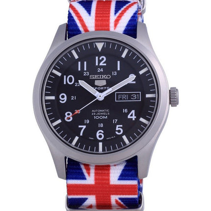 Seiko 5 Sports Automatic Polyester SNZG15K1-var-NATO28 100M Herreur