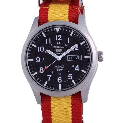 Seiko 5 Sports Automatic Polyester SNZG15K1-var-NATO29 100M Herreur