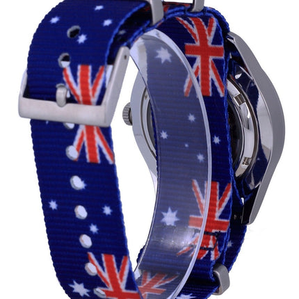 Seiko 5 Sports Automatic Polyester SNZG15K1-var-NATO30 100M Herreur