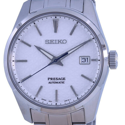 Seiko Presage Sharp Edged White Dial Automatisk SPB165 SPB165J1 SPB165J 100M herreur