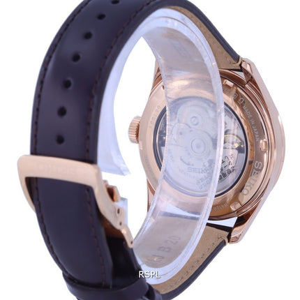 Seiko Presage Sharp Edge Brown Dial Automatisk SPB170 SPB170J1 SPB170J 100M herreur
