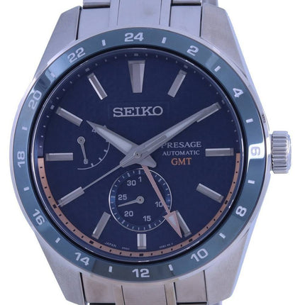Seiko Presage Sharp Edged GMT Automatisk SPB217 SPB217J1 SPB217J 100M herreur