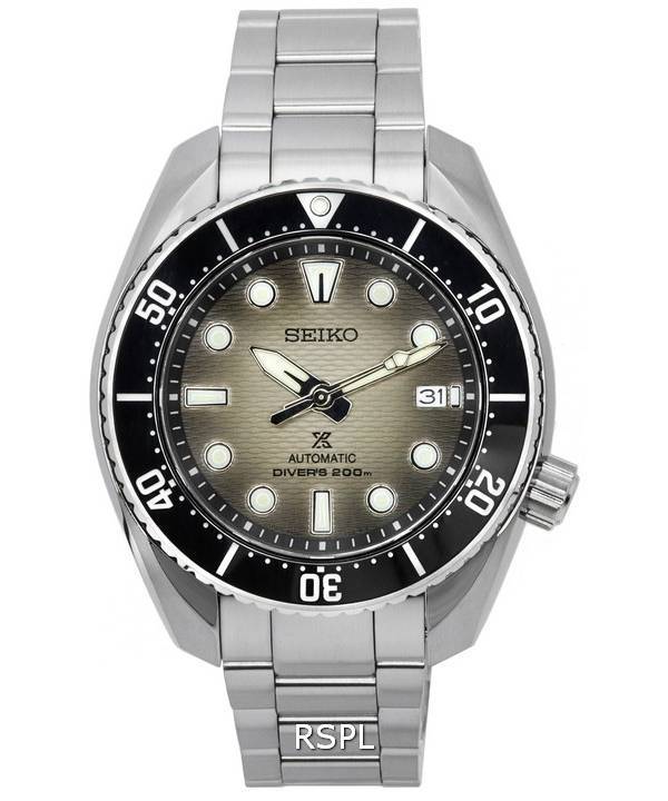 Seiko Prospex Sea King Sumo Dark Grey Gradation Dial Automatisk dykker SPB323 SPB323J1 SPB323J 200M herreur