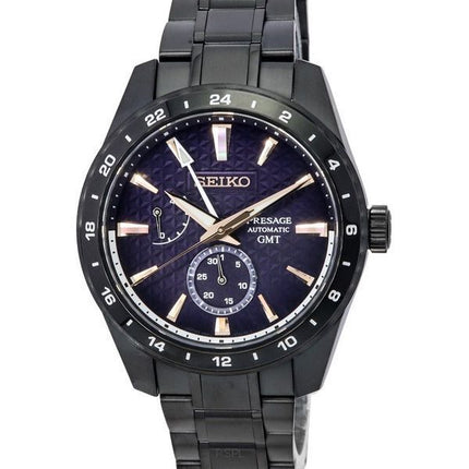 Seiko Presage Akebono Sharp Edged Series GMT Limited Edition Blue Dial Automatisk SPB361J1 100M herreur