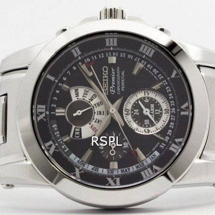 Seiko Premier Chronograph evighedskalender SPC161P1 SPC161P Herreur