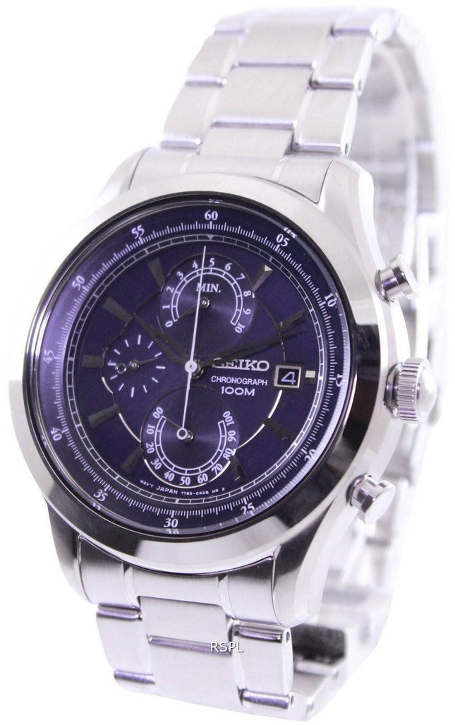 Seiko Chronograph 100M SPC165 SPC165P1 SPC165P Herreur