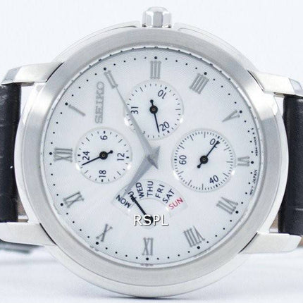 Seiko retrograd kvarts multifunktions SRL009 SRL009P1 SRL009P Herreur