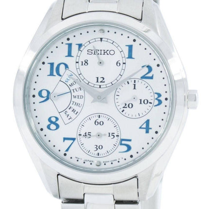 Seiko retrograd kvarts multifunktions SRL051 SRL051P1 SRL051P kvinders Watch