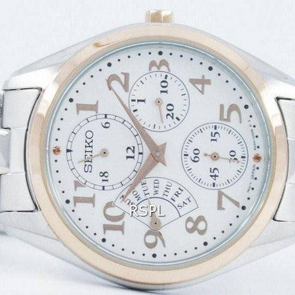 Seiko retrograd kvarts multifunktions SRL052 SRL052P1 SRL052P kvinders Watch