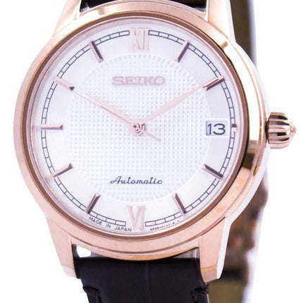 Seiko varsle automatisk 23 juveler Japan gjort SRP858 SRP858J1 SRP858J kvinders ur
