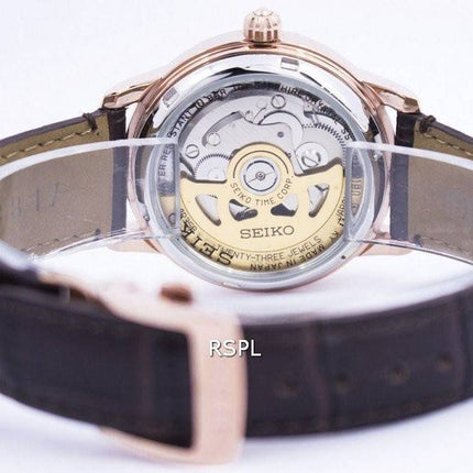 Seiko varsle automatisk 23 juveler Japan gjort SRP858 SRP858J1 SRP858J kvinders ur
