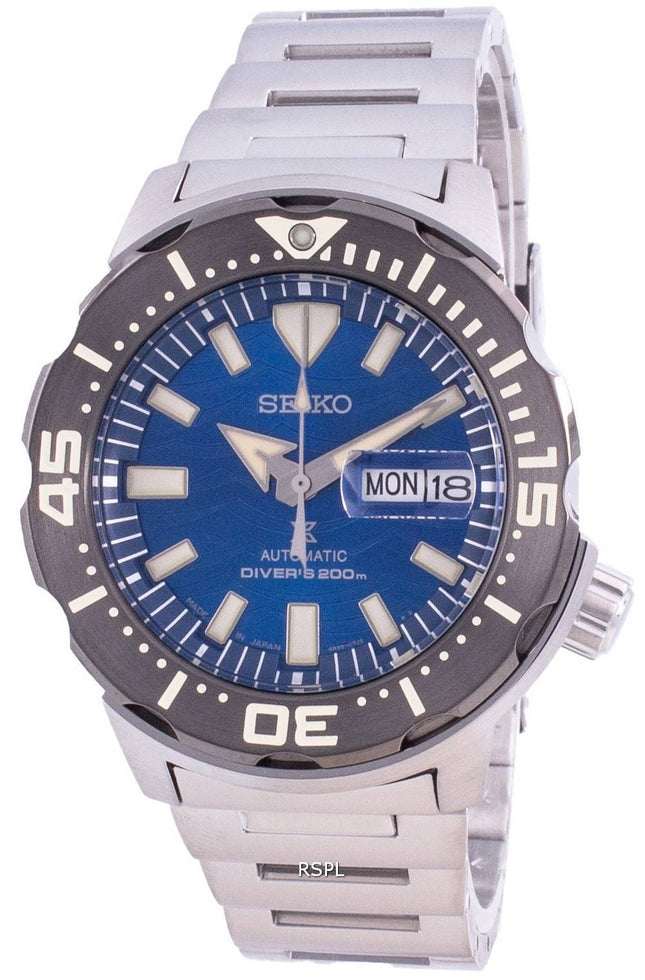 Seiko Prospex Automatic Diver's Monster Save The Ocean SRPE09 SRPE09J1 SRPE09J Japan Made 200M Herreur