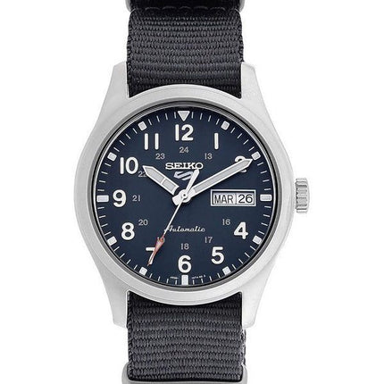 Seiko 5 Sports Field Grey Dial Automatisk SRPG31 SRPG31K1 SRPG31K 100M Herreur