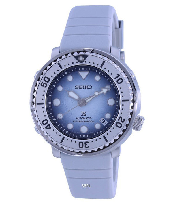 Seiko Prospex Save The Ocean Frost Special Edition Automatic Diver&#39,s SRPG59 SRPG59J1 SRPG59J 200M herreur