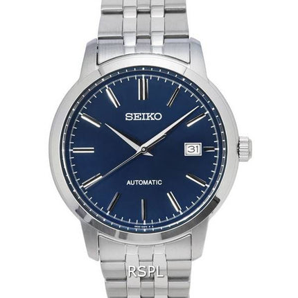 Renoveret Seiko Discover More rustfrit stål blå urskive automatisk SRPH87 SRPH87K1 SRPH87K 100M herreur