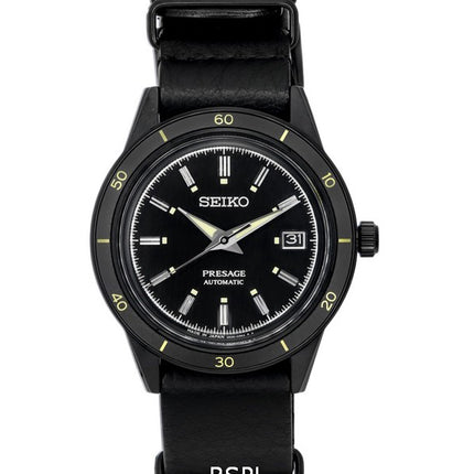 Seiko Presage Style60s sort urskive automatisk SRPH95 SRPH95J1 SRPH95J herreur