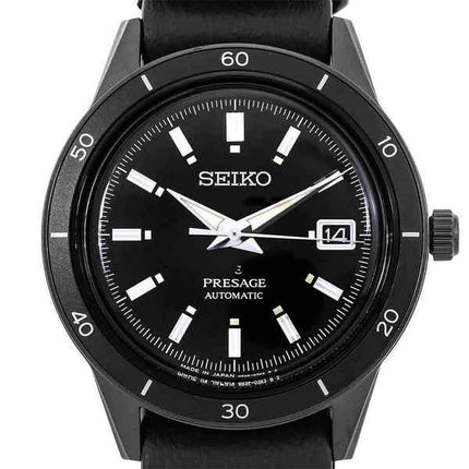 Seiko Presage Style60s sort urskive automatisk SRPH95 SRPH95J1 SRPH95J herreur