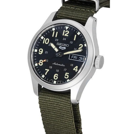 Seiko 5 Sports Green Zone Midfield Black Dial Automatisk SRPJ85K1 100M herreur