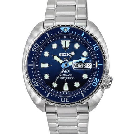 Seiko Prospex The Great Blue Turtle PADI Special Edition Blue Dial Automatic Diver&#39,s SRPK01K1 200M herreur