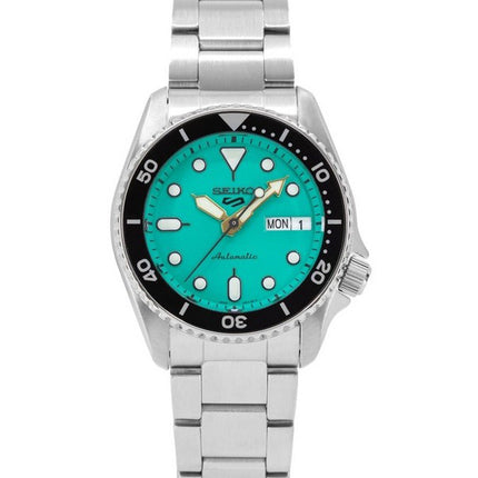Seiko 5 Sports SKX Style Midi Teal Dial Automatisk SRPK33K1 100M herreur