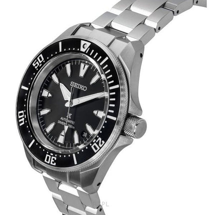 Seiko Prospex Sea Samurai Shog-urai rustfrit stål sort skive automatisk dykker SRPL13K1 200M herreur