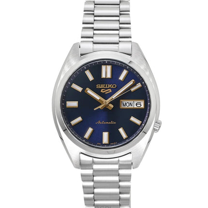 Seiko 5 Sports SNXS rustfrit stål blå urskive automatisk SRPL55K1 100M herreur