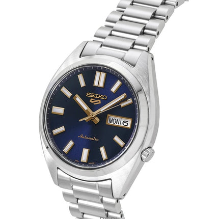 Seiko 5 Sports SNXS rustfrit stål blå urskive automatisk SRPL55K1 100M herreur