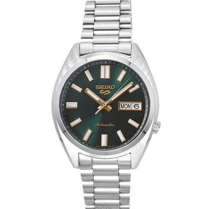 Seiko 5 Sports SNXS rustfrit stål grøn urskive automatisk SRPL57K1 100M herreur