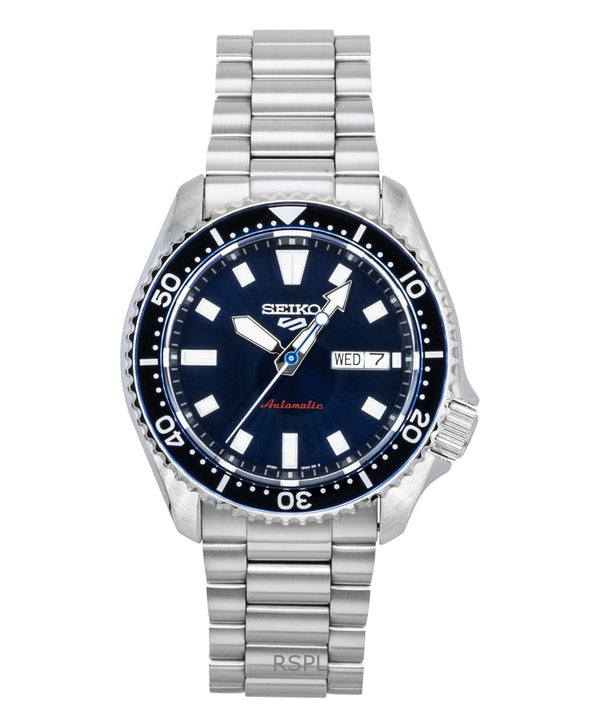 Seiko 5 Sports SKX Redux rustfrit stål blå urskive automatisk SRPL83K1 100M herreur