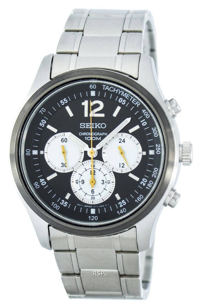 Seiko Chronograph Quartz Tachymeter SRW011 SRW011P1 SRW011P Herreur