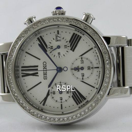 Seiko Chronograph Cabochon krone SRW013P1 SRW013P SRW013 Dame ur