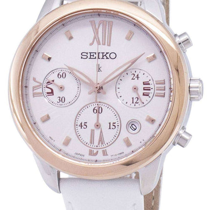 Renoveret Seiko Lukia Chronograph Quartz SRWZ84 SRWZ84P1 SRWZ84P Dameur