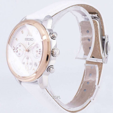 Renoveret Seiko Lukia Chronograph Quartz SRWZ84 SRWZ84P1 SRWZ84P Dameur