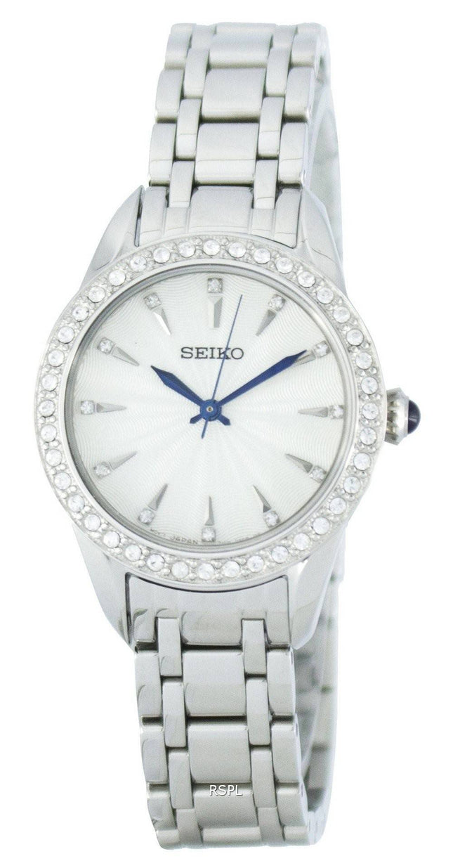 Seiko Quartz Swarovski krystaller SRZ385 SRZ385P1 SRZ385P kvinders Watch