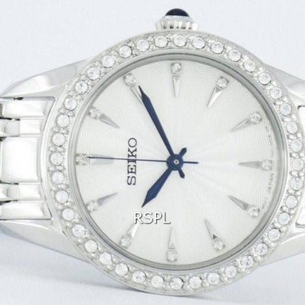 Seiko Quartz Swarovski krystaller SRZ385 SRZ385P1 SRZ385P kvinders Watch