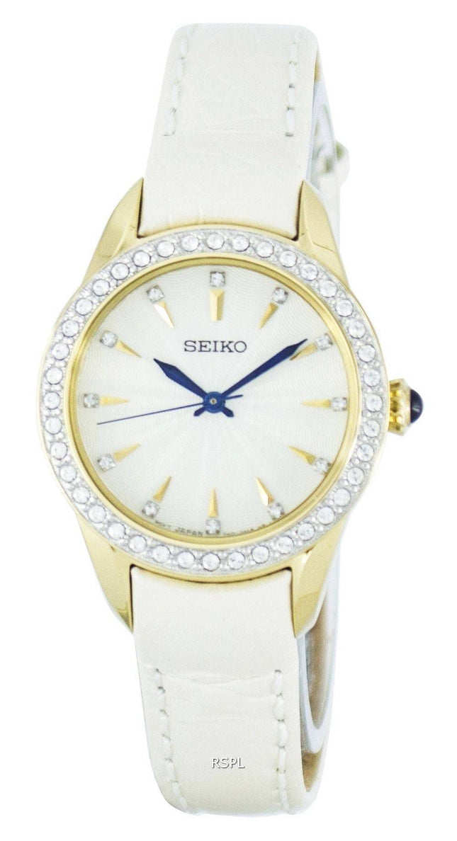 Seiko Quartz Swarovski krystaller SRZ386P2 kvinders Watch