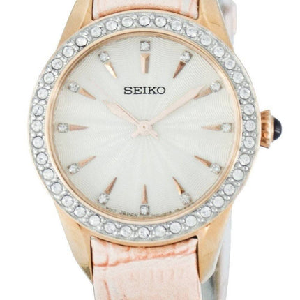 Seiko Quartz Swarovski krystaller SRZ388 SRZ388P1 SRZ388P kvinders Watch