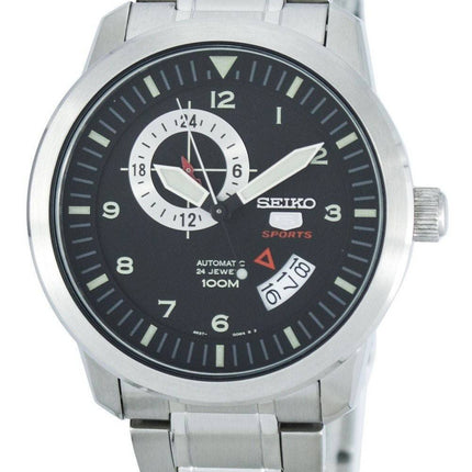 Seiko 5 sport automatisk 24 juveler SSA205 SSA205K1 SSA205K Herreur