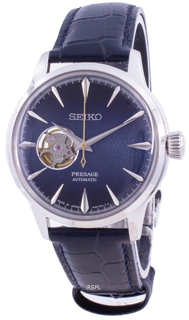Seiko Presage Automatisk Cocktail Time Blue Moon SSA405 SSA405J1 SSA405J Open Heart Japan Made Herreur
