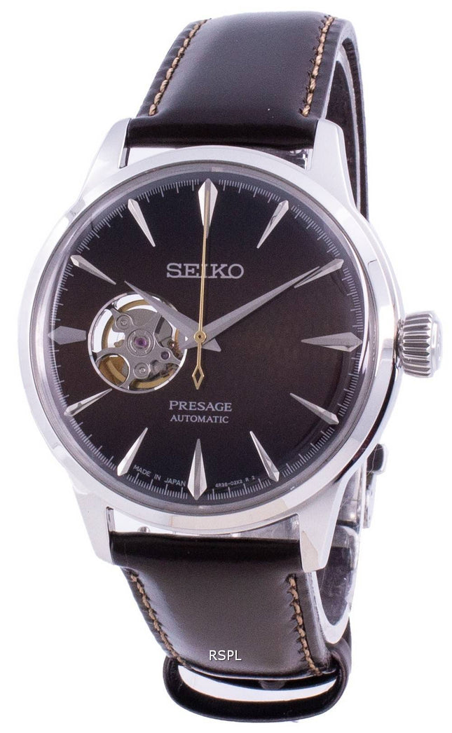 Seiko Presage Automatisk Cocktail Time Stinger SSA407 SSA407J1 SSA407J Open Heart Japan Made Herreur