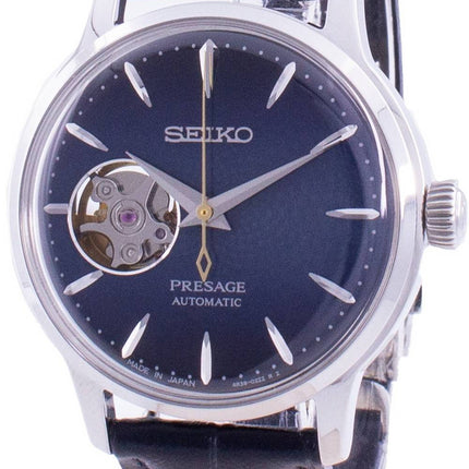 Seiko Presage Automatisk Cocktail Time Blue Moon SSA785 SSA785J1 SSA785J Open Heart Japan Made Dameur