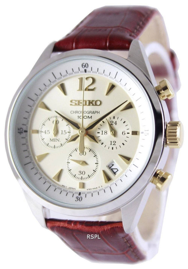 Seiko Chronograph Quartz 100M SSB069P1 SSB069P Herreur