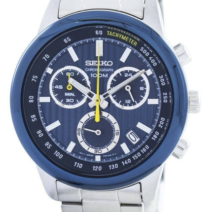 Seiko Sports Chronograph Quartz Tachymeter SSB207 SSB207P1 SSB207P Herreur