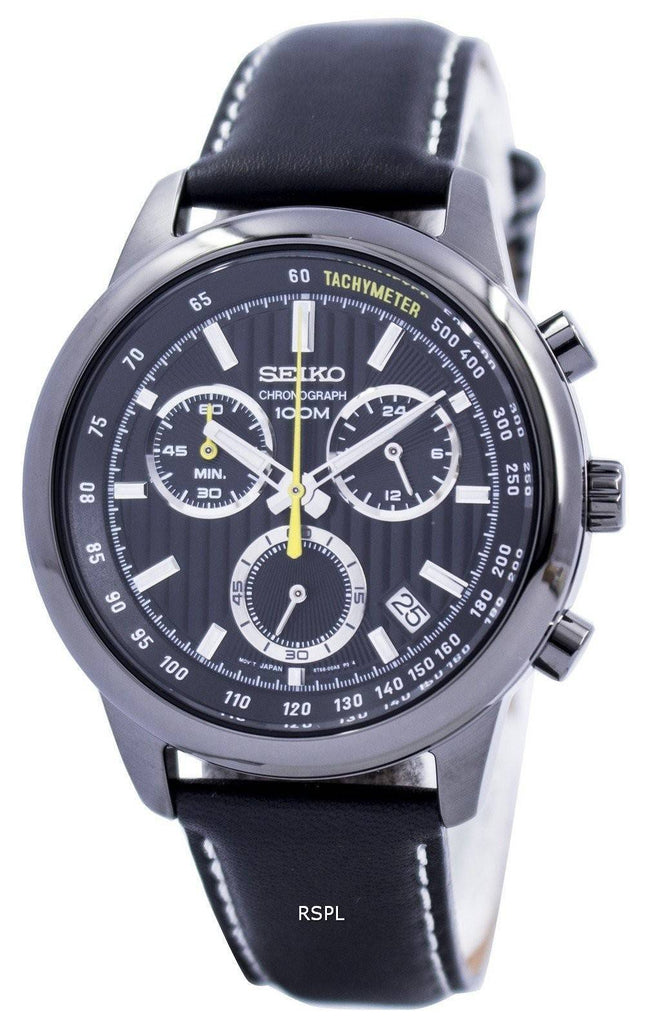 Seiko Quartz Chronograph Tachymeter 100M SSB213 SSB213P1 SSB213P Herreur