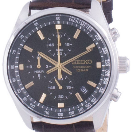 Renoveret Seiko Chronograph Quartz SSB385 SSB385P1 SSB385P 100M Herreur